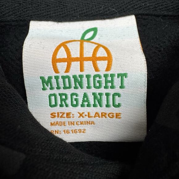 Midnight Organic Larry June Hoodie XL Black Sock It To Me AOP Limited Edition - Picture 5 of 8